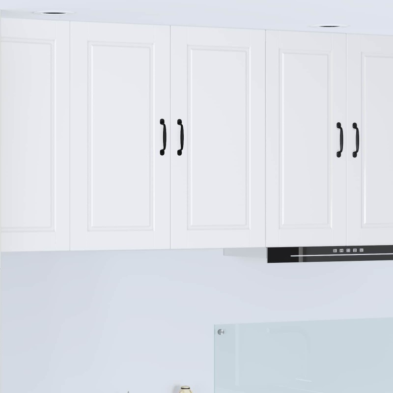 vidaXL Ντουλάπα Τοίχου PORTO Λευκό 80 x 31 x 80 εκ. Επεξεργασμένο Ξύλο