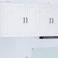 vidaXL Ντουλάπα Τοίχου PORTO Λευκό 80 x 31 x 80 εκ. Επεξεργασμένο Ξύλο