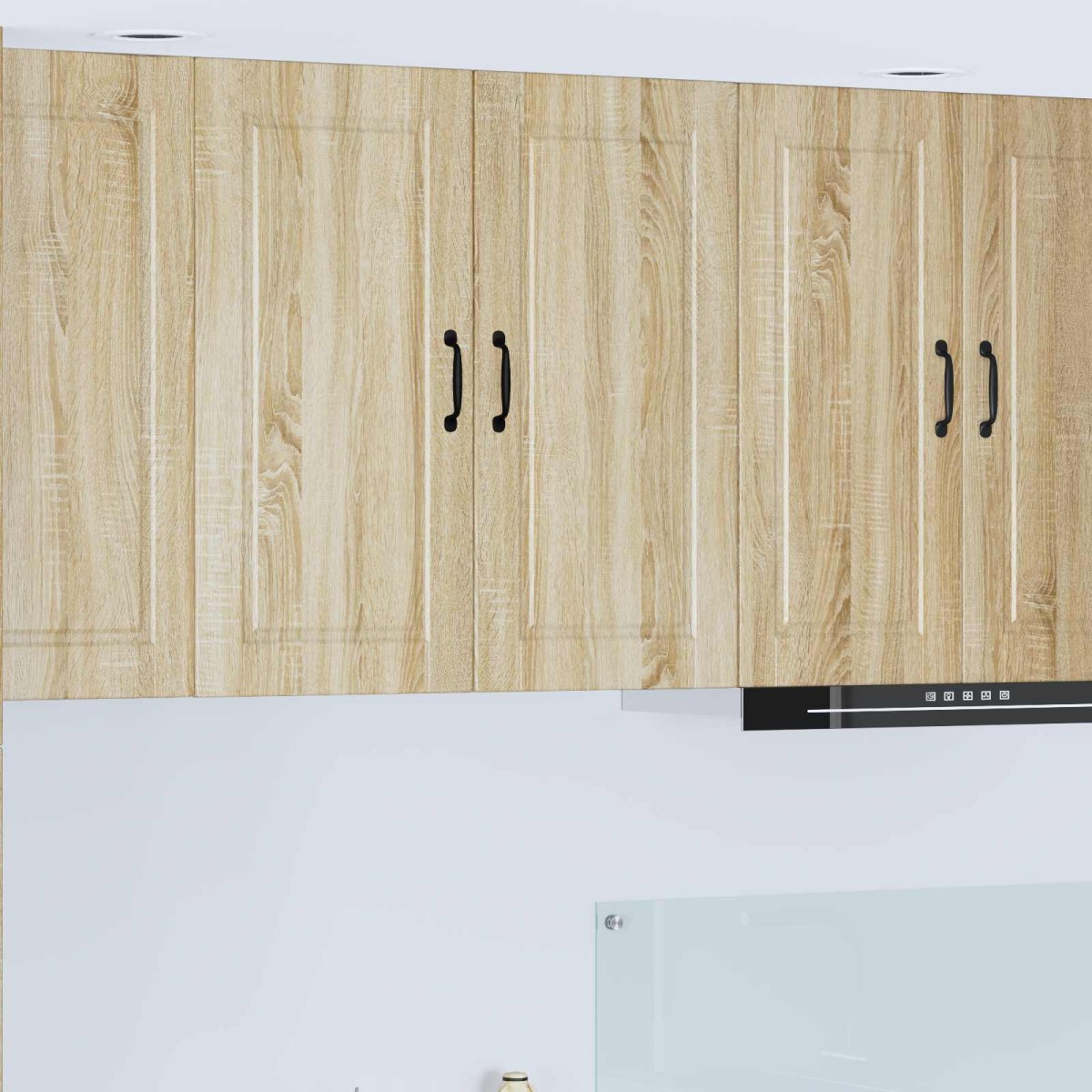 vidaXL Ντουλάπα Τοίχου PORTO Δρύς Sonoma 80 x 31 x 80 εκ.