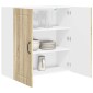 vidaXL Ντουλάπα Τοίχου PORTO Δρύς Sonoma 80 x 31 x 80 εκ.
