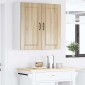 vidaXL Ντουλάπα Τοίχου PORTO Δρύς Sonoma 80 x 31 x 80 εκ.