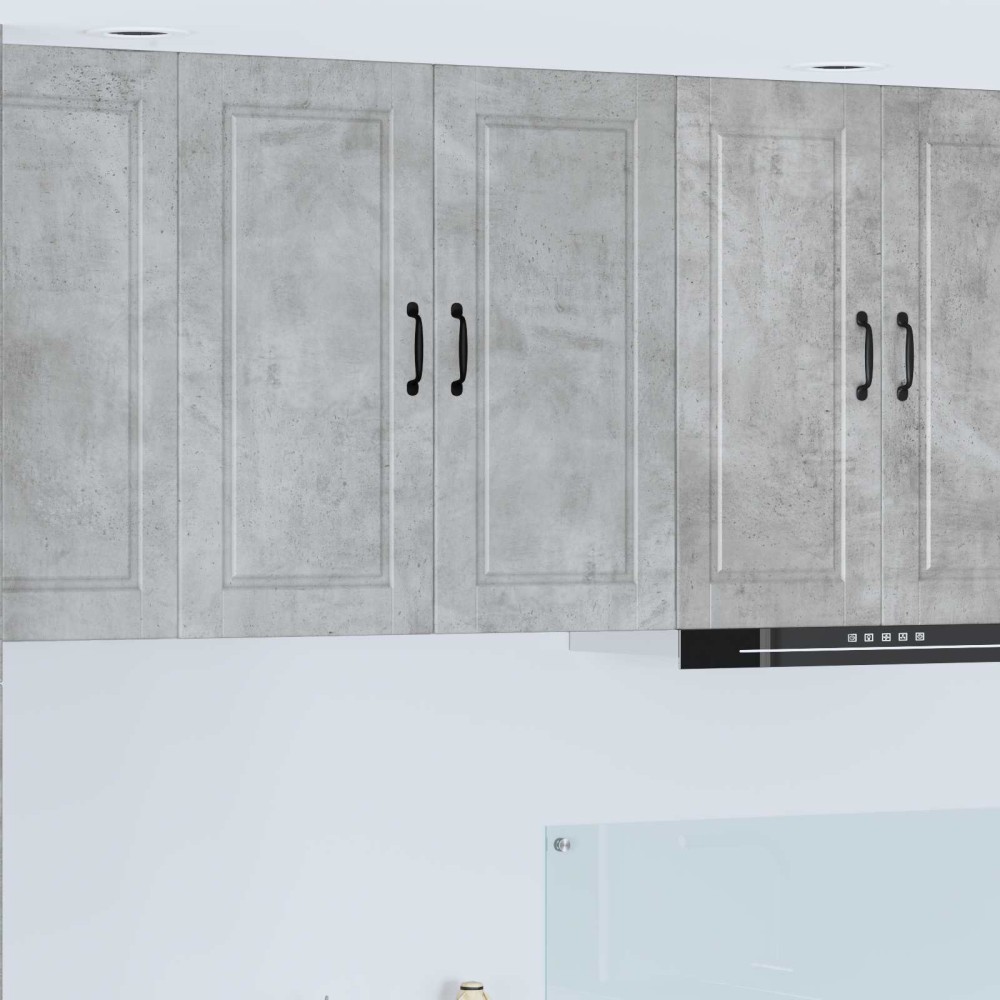 vidaXL Ντουλάπα Τοίχου PORTO Σκυρόδεμα Γκρι 80 x 31 x 80 εκ.