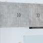 vidaXL Ντουλάπα Τοίχου PORTO Σκυρόδεμα Γκρι 80 x 31 x 80 εκ.