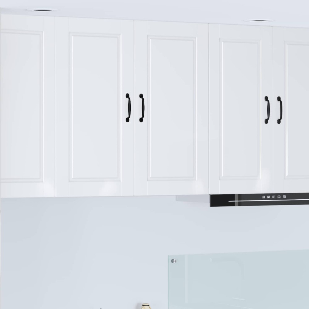 vidaXL Ντουλάπα Τοίχου PORTO Υψηλής γυαλάδας λευκό 80 x 31 x 80 εκ.