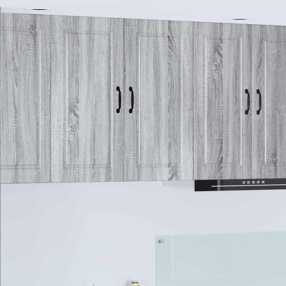 vidaXL Ντουλάπα Τοίχου PORTO Γκρίζο Σονομα 80 x 31 x 80 εκ.