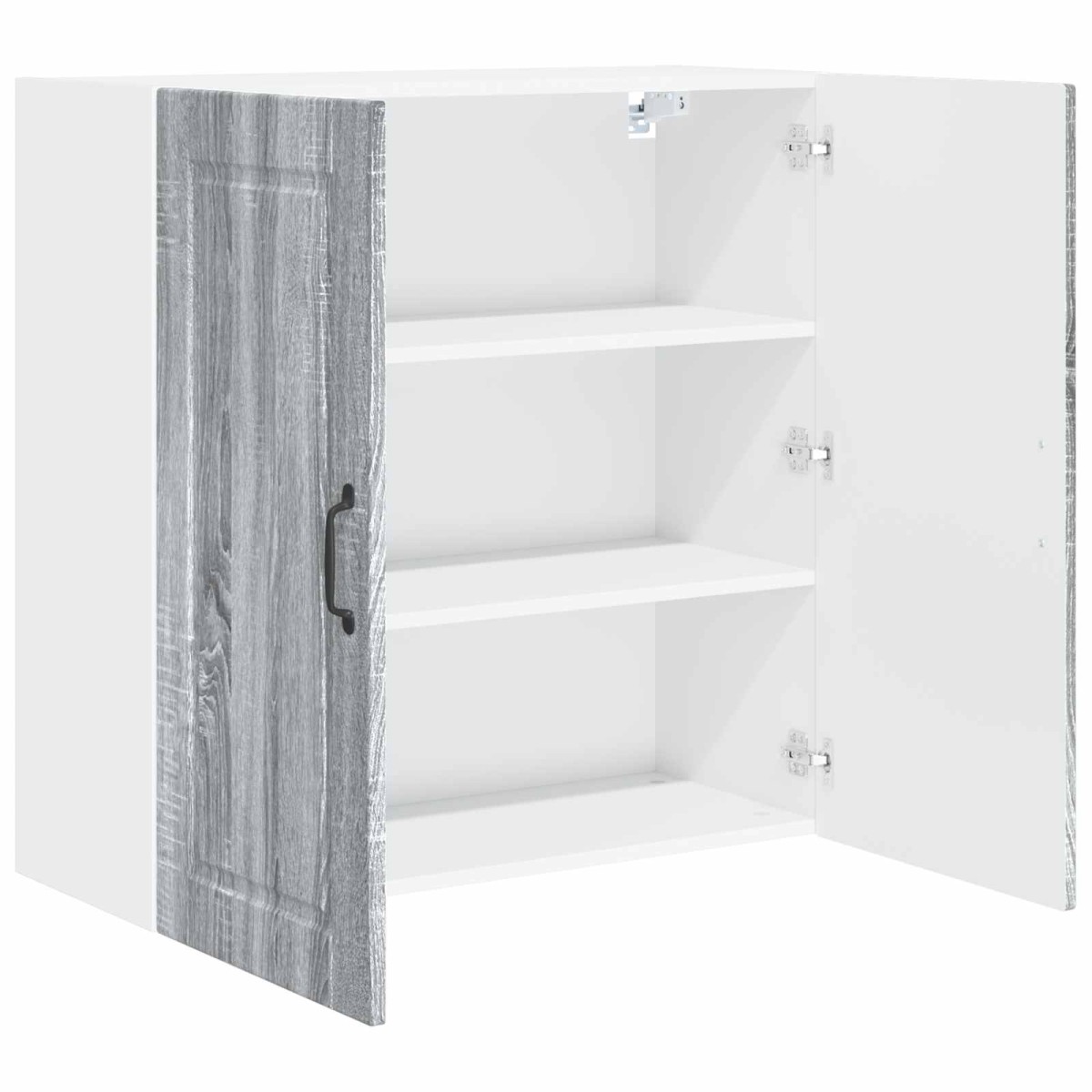 vidaXL Ντουλάπα Τοίχου PORTO Γκρίζο Σονομα 80 x 31 x 80 εκ.