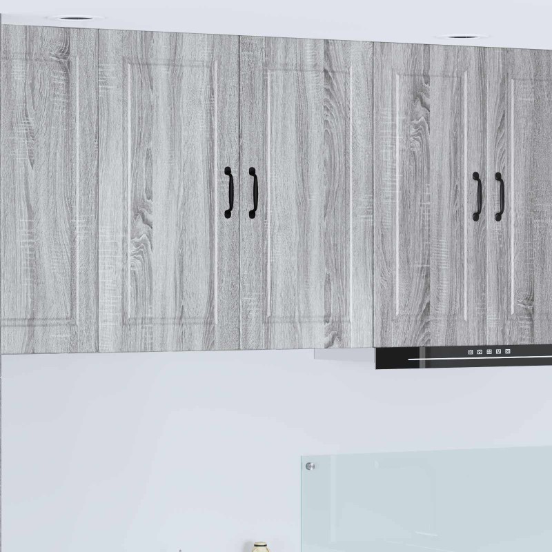 vidaXL Ντουλάπα Τοίχου PORTO Γκρίζο Σονομα 80 x 31 x 80 εκ.