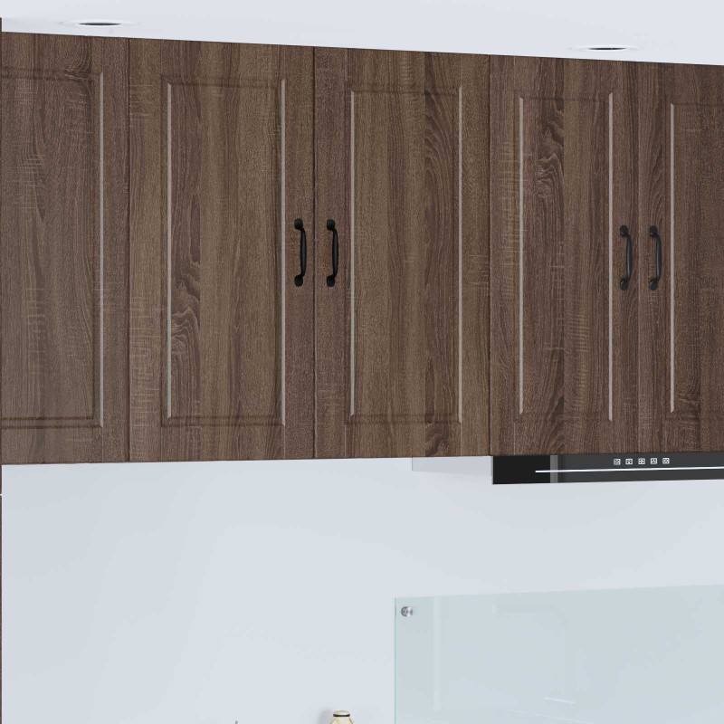 vidaXL Ντουλάπα Τοίχου PORTO Καφέ δρυς 80 x 31 x 80 εκ.