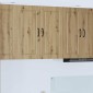 vidaXL Ντουλάπα Τοίχου PORTO Artisan Oak 80 x 31 x 80 εκ.