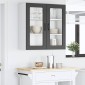vidaXL Ραφιέρα τοίχου PORTO Μαύρο 80 x 31 x 80 εκ. Επεξεργασμένο Ξύλο