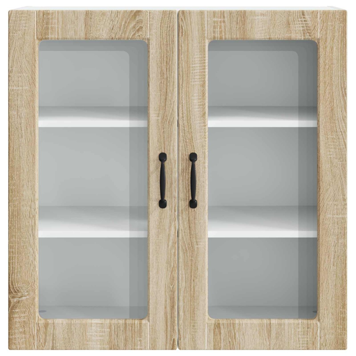 vidaXL Ραφιέρα τοίχου PORTO Δρύς Sonoma 80 x 31 x 80 εκ.