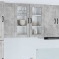 vidaXL Ραφιέρα τοίχου PORTO Σκυρόδεμα Γκρι 80 x 31 x 80 εκ.