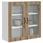 vidaXL Ραφιέρα τοίχου PORTO Artisan Oak 80 x 31 x 80 εκ.