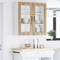 vidaXL Ραφιέρα τοίχου PORTO Artisan Oak 80 x 31 x 80 εκ.