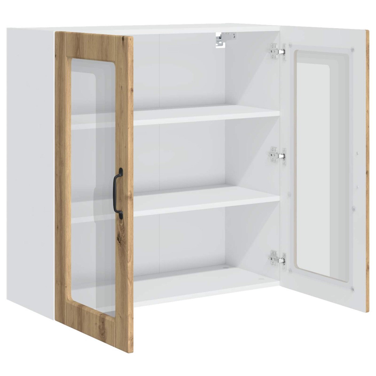 vidaXL Ραφιέρα τοίχου PORTO Artisan Oak 80 x 31 x 80 εκ.