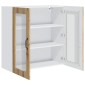 vidaXL Ραφιέρα τοίχου PORTO Artisan Oak 80 x 31 x 80 εκ.