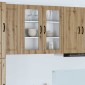 vidaXL Ραφιέρα τοίχου PORTO Artisan Oak 80 x 31 x 80 εκ.