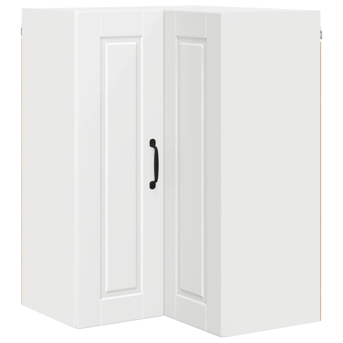 vidaXL Ντουλάπα Γωνίας PORTO Λευκό 57 x 57 x 80 εκ. Επεξεργασμένο Ξύλο