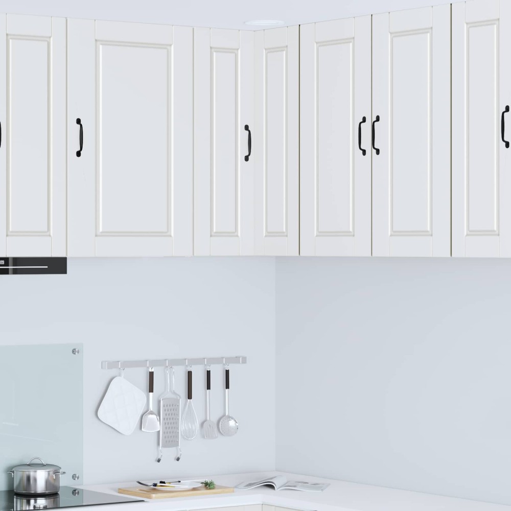 vidaXL Ντουλάπα Γωνίας PORTO Λευκό 57 x 57 x 80 εκ. Επεξεργασμένο Ξύλο