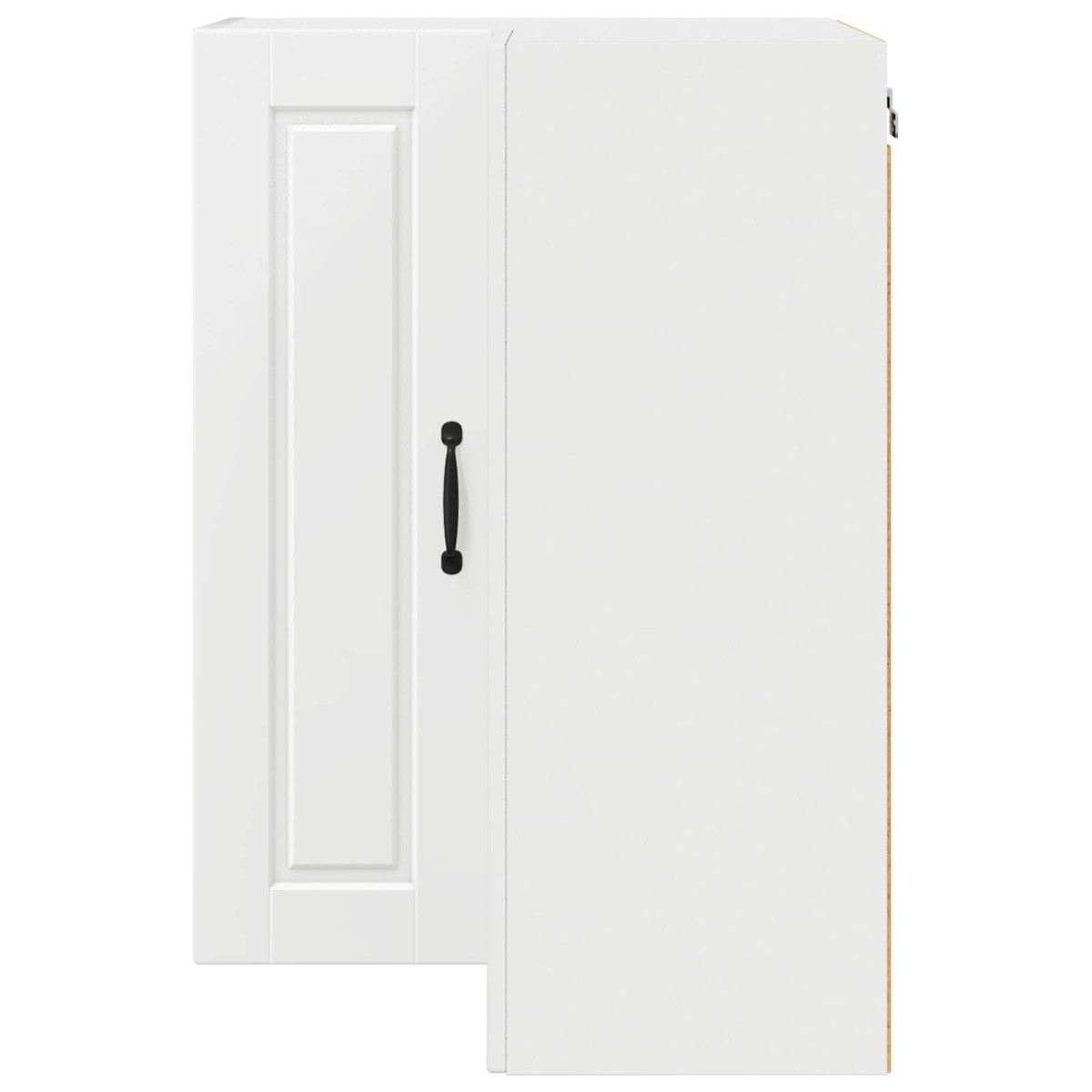 vidaXL Ντουλάπα Γωνίας PORTO Λευκό 57 x 57 x 80 εκ. Επεξεργασμένο Ξύλο