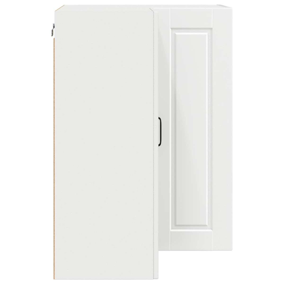 vidaXL Ντουλάπα Γωνίας PORTO Λευκό 57 x 57 x 80 εκ. Επεξεργασμένο Ξύλο