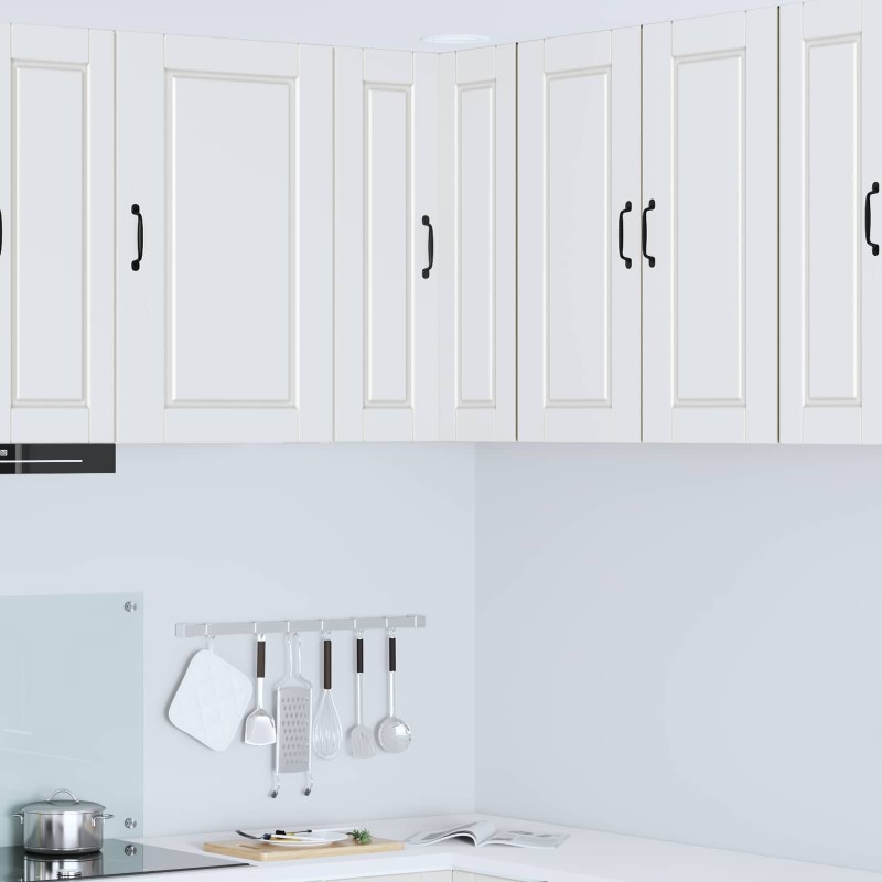 vidaXL Ντουλάπα Γωνίας PORTO Λευκό 57 x 57 x 80 εκ. Επεξεργασμένο Ξύλο
