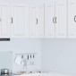 vidaXL Ντουλάπα Γωνίας PORTO Λευκό 57 x 57 x 80 εκ. Επεξεργασμένο Ξύλο