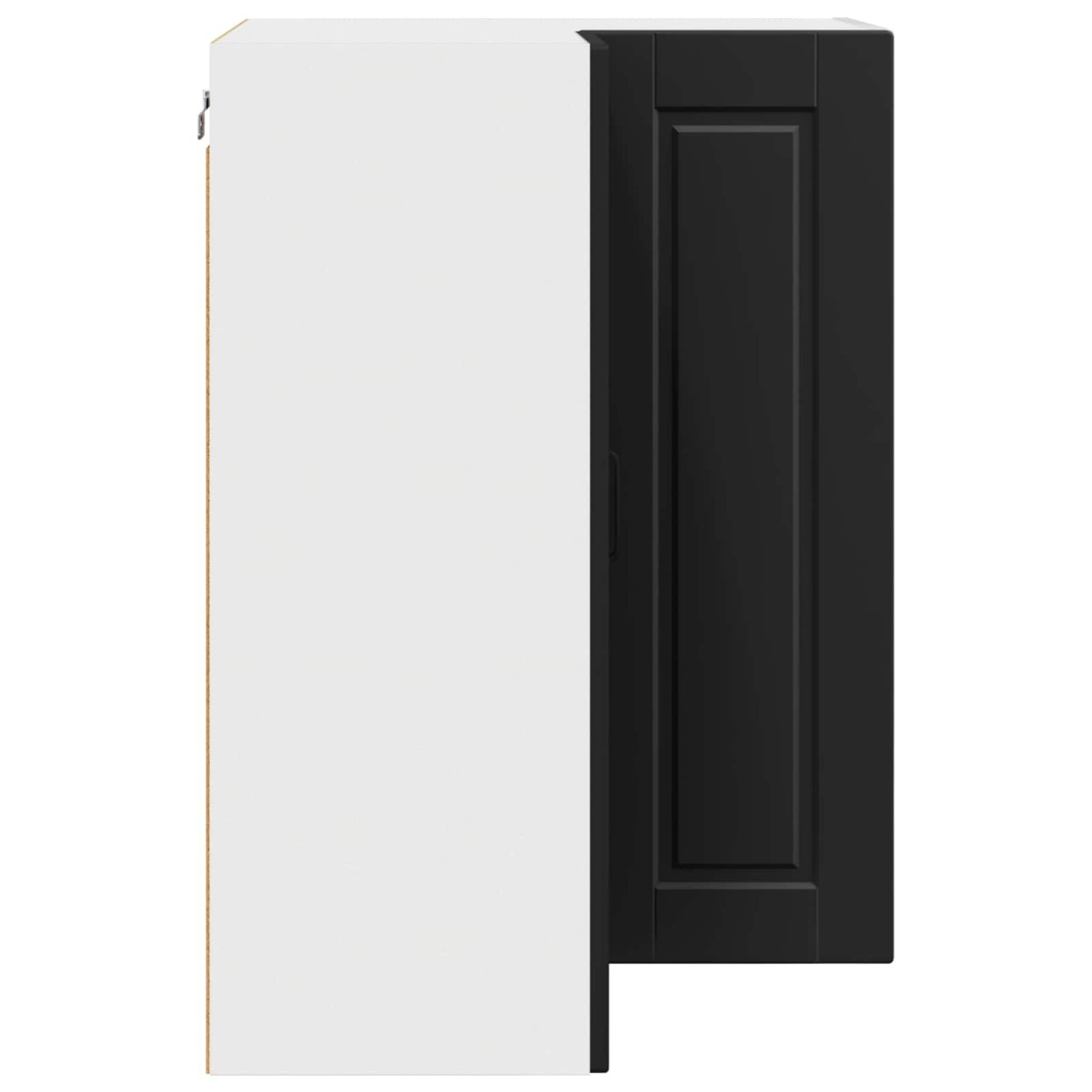 vidaXL Ντουλάπα Γωνίας PORTO Μαύρο 57 x 57 x 80 εκ. Επεξεργασμένο Ξύλο