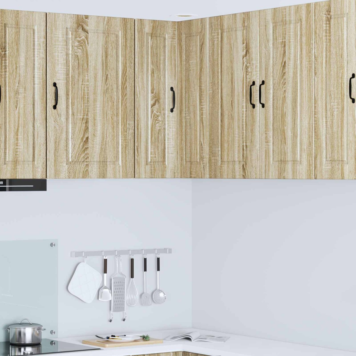 vidaXL Ντουλάπα Γωνίας PORTO Δρύς Sonoma 57 x 57 x 80 εκ.