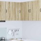vidaXL Ντουλάπα Γωνίας PORTO Δρύς Sonoma 57 x 57 x 80 εκ.