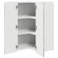 vidaXL Ντουλάπα Γωνίας PORTO Σκυρόδεμα Γκρι 57 x 57 x 80 εκ.