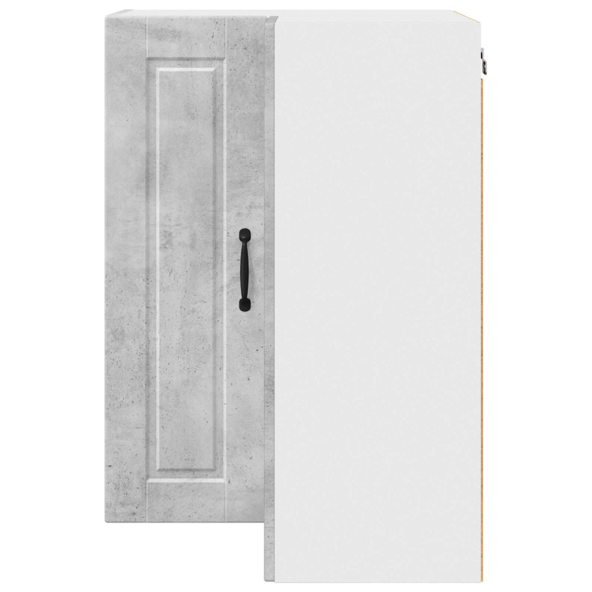vidaXL Ντουλάπα Γωνίας PORTO Σκυρόδεμα Γκρι 57 x 57 x 80 εκ.