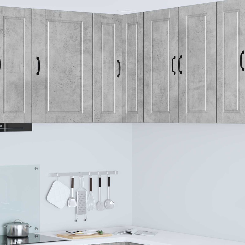 vidaXL Ντουλάπα Γωνίας PORTO Σκυρόδεμα Γκρι 57 x 57 x 80 εκ.