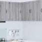 vidaXL Ντουλάπα Γωνίας PORTO Γκρίζο Σονομα 57 x 57 x 80 εκ.