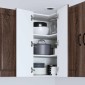 vidaXL Ντουλάπα Γωνίας PORTO Καφέ δρυς 57 x 57 x 80 εκ.