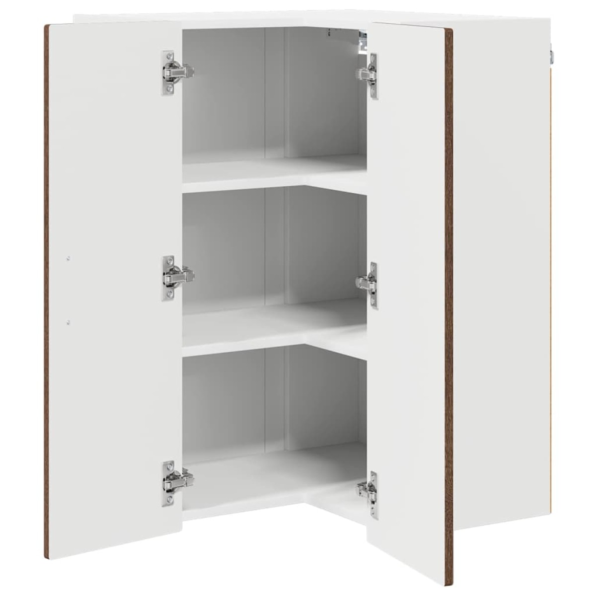 vidaXL Ντουλάπα Γωνίας PORTO Καφέ δρυς 57 x 57 x 80 εκ.