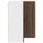vidaXL Ντουλάπα Γωνίας PORTO Καφέ δρυς 57 x 57 x 80 εκ.