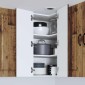 vidaXL Ντουλάπα Γωνίας PORTO Παλιό ξύλο 57 x 57 x 80 εκ.