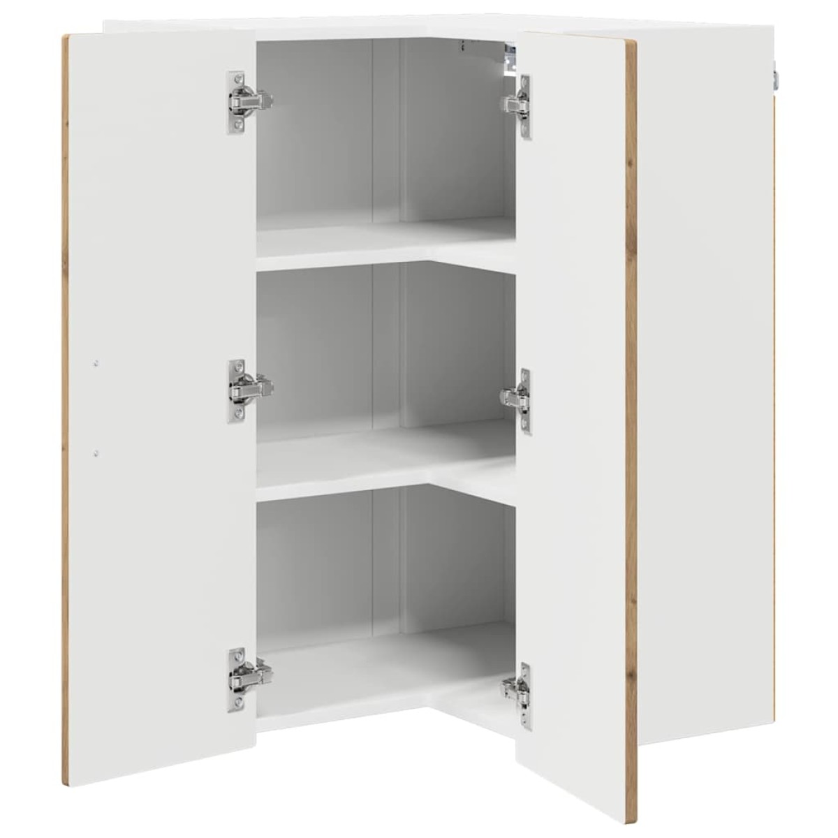 vidaXL Ντουλάπα Γωνίας PORTO Artisan Oak 57 x 57 x 80 εκ.
