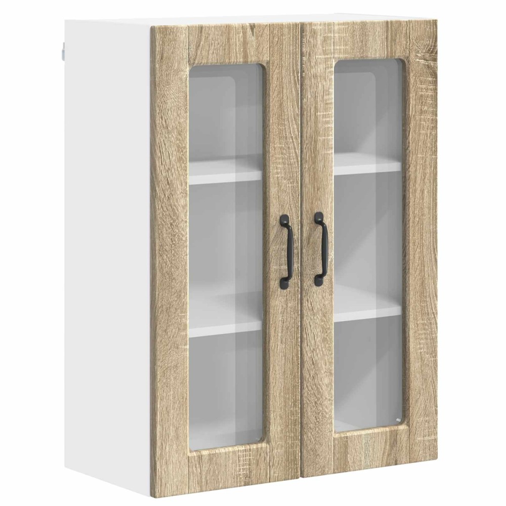 vidaXL Ραφιέρα τοίχου PORTO Δρύς Sonoma 60 x 31 x 80 εκ.
