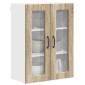 vidaXL Ραφιέρα τοίχου PORTO Δρύς Sonoma 60 x 31 x 80 εκ.