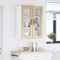 vidaXL Ραφιέρα τοίχου PORTO Δρύς Sonoma 60 x 31 x 80 εκ.