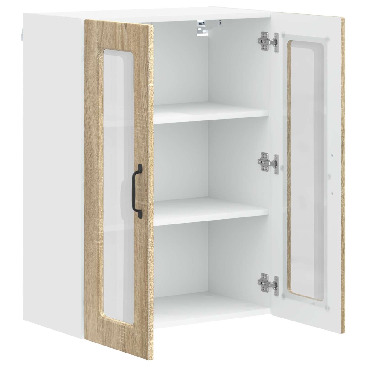 vidaXL Ραφιέρα τοίχου PORTO Δρύς Sonoma 60 x 31 x 80 εκ.