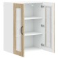 vidaXL Ραφιέρα τοίχου PORTO Δρύς Sonoma 60 x 31 x 80 εκ.