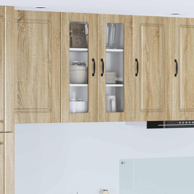 vidaXL Ραφιέρα τοίχου PORTO Δρύς Sonoma 60 x 31 x 80 εκ.