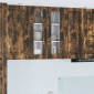 vidaXL Ραφιέρα τοίχου PORTO Καπνιστό Δρύς 60 x 31 x 80 εκ.
