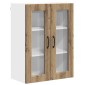 vidaXL Ραφιέρα τοίχου PORTO Artisan Oak 60 x 31 x 80 εκ.