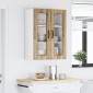 vidaXL Ραφιέρα τοίχου PORTO Artisan Oak 60 x 31 x 80 εκ.
