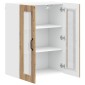 vidaXL Ραφιέρα τοίχου PORTO Artisan Oak 60 x 31 x 80 εκ.