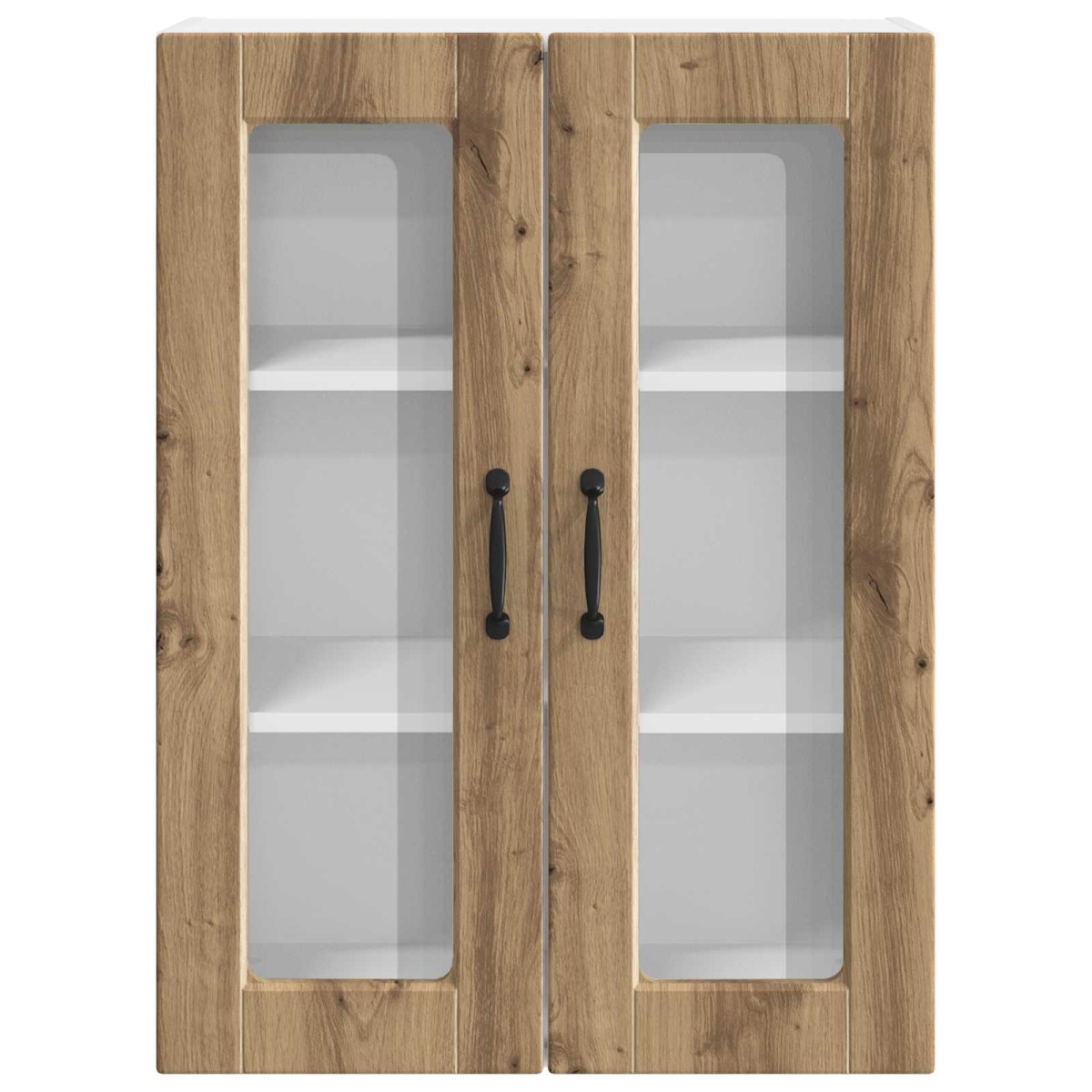 vidaXL Ραφιέρα τοίχου PORTO Artisan Oak 60 x 31 x 80 εκ.
